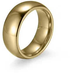 Zeeme Stainless Steel Ring Edelstahl gelb-vergoldet 8mm breit