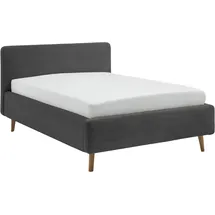 Meise Möbel Polsterbett Mattis 120 x 200 cm Cord Grau Anthrazit