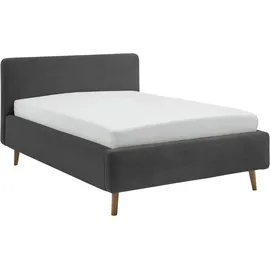 Meise Möbel Polsterbett Mattis 120 x 200 cm Cord Grau Anthrazit