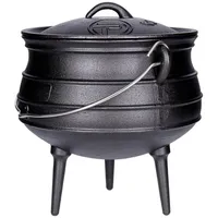 TP Dutch Oven 8 l Gusseisen schwarz