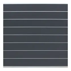 Elephant Steckzaun Modular 180 WPC steingrau 180x174cm, Leiste Silber