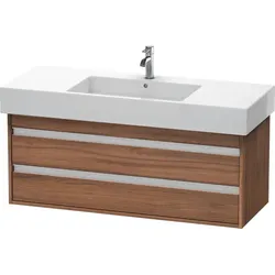 Duravit Waschtischunterschrank wandhängend „Ketho“ 120 × 48 × 45,5 cm in Nussbaum Natur