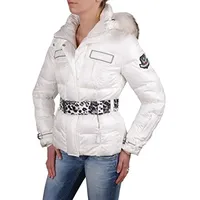 VIST Damen Skijacke Winterjacke Daunenjacke Jacke Weiß Gr. S - M #2