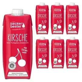 Beckers Bester Kirsch-Nektar Fruchtnektar 6x 0,75 l