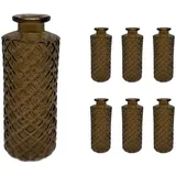 Relaxdays Vasen im 6er Set Braun,