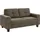 Home Affaire "Varese", grau (taupe), B:172cm H:91cm T:90cm, NaturLEDER Punch (echtes Rindsleder) in Sitz und Rücken. Korpus in passendem Kunstleder SOFTLUX bezogen, Sofas, mit Kreuznaht und Federkern