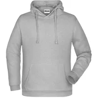 James & Nicholson Basic Hoody grey heather,