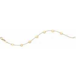 Armband 22-249 mit Plaketten Gelbgold 333