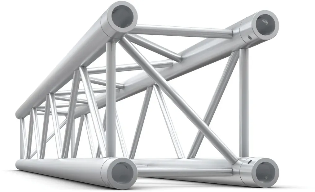 Milos Pro-30 Square P Truss - Straight QTB500 - Silver - 500 mm