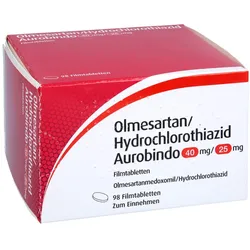 OLMESARTAN/Hydrochlorothia.Aurobindo 40mg/25mg 98 St
