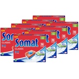 Somat Classic Spülmaschinen Tabs (8 x 36 Tabs), Geschirrspül Tabs für eine kraftvolle Reinigung, Spültabs hinterlassen strahlend sauberes Geschirr sogar bei niedrigen Temperaturen