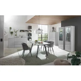 Mäusbacher Standvitrine Imola 61 x 42 x 194 cm Grau
