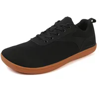 ZEPYFXIT Unisex Barfußschuhe Herren Barfuss Schuhe Damen Minimalistische Leicht Atmungsaktiv Fitnessschuhe Walkingschuhe mit Breite Zehenbox(Schwarz 8814,39 EU) - 39 EU