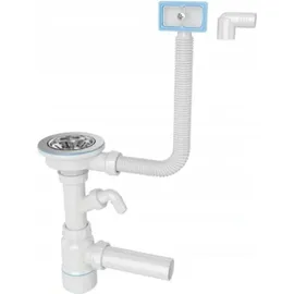 Kuchinox Mini 35x48 links Einbauspüle Stahl Handbetätigung 480 x 350 mm