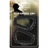 Mil-Tec Karabiner Abs-15921002 Karabiner Abs Schwarz One Size