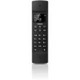 Philips Schnurloses Telefon Linea M4501B/01 Single - 1'6-Zoll-Display - Telefonbuch - Rufnummernerkennung - Große Reichweite - Schwarz