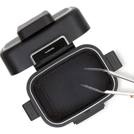Klarstein Heißluftfritteuse 2-in-1 mit Grill Silber