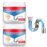 Toilettenreiniger Extrem Stark, 2025 Neu 260g Rohrreiniger Abflussreiniger WC Reiniger, Toilet Cleaner Kloreiniger Extra Stark Reinigungsmittel für Küche und Bad (2, 260g)