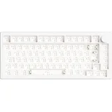 Akko Monsgeek M1 V5 ISO Barebone Kit - Moonlight White (Barebone, Kabelgebunden, Kabellos), Tastatur, Weiss