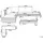 Beliani Rattan Lounge-Set hellbraun