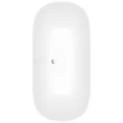 Villeroy & Boch Badewanne „Antheus“ freistehend oval 155 × 75 cm, Mittelablauf