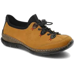 Gelbe Halbschuhe Rieker Bequeme Damenschuhe, 41