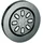 Grohe Seitenbrause Rainshower Aqua rund hard graphite