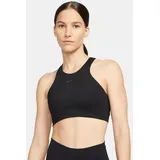 Nike Yoga Dri-FIT Swoosh Medium-Support Padded Sport-BH Damen black/iron grey M