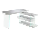 ac angel cerda Eckschreibtisch Angel Cerdá Weiß / Transparent