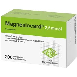 Verla-Pharm Arzneimittel GmbH & Co KG MAGNESIOCARD 2,5 mmol Filmtabletten 200 St.