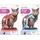 Karlie Flamingo Geschirr mit Leine für Katzen – Aiwa | Verstellbar (20-35 cm, 25-45 cm) | Leinenlänge: 120 cm | Stilvoll & Bequem
