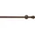 GARESA Gardinenstange GARESA "ESPERANCA", braun (rost), L:290cm Ø:16mm, Metall, Gardinenstangen, rustikale Vorhanggarnitur, verlängerbar, Eisen, Endk. Kugel, m. Ringe