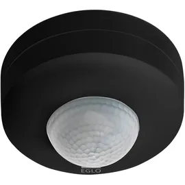 EGLO Bewegungsmelder Detect me 6, Bewegungssensor aus Kunststoff, Farbe: Schwarz, weiß, IP44