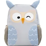 Eberhard Faber Kindergartenrucksack Mini Kids Eule Kunstfaser lila/beige