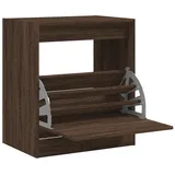 vidaXL Schuhschrank Braun Eichen-Optik 60x42x69 cm Holzwerkstoff