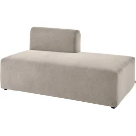 LeGer Home by Lena Gercke Chaiselongue "LYZA Open end, Loungemöbel zum Relaxen, Maße B/T/H: 152/96/74 cm", taupe, B:152cm H:74cm T:96cm, 100% Polyester, LEGER HOME BY LENA GERCKE, Sofas, Chaiselongue, als Modul oder separat verwendbar, für individuelle Zusammenstellung