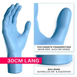 ARNOWA GmbH ARNOMED Nitril BLUE LONG - Größe S