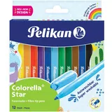 Pelikan Colorella Star C302 Filzstifte farbsortiert, 12 St.