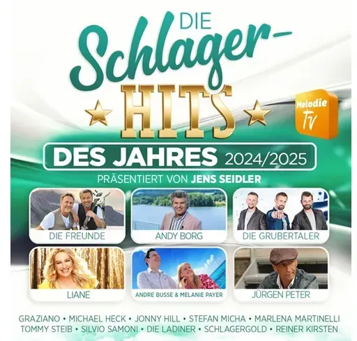 Die Schlager-Hits des Jahres 2024/2025 präsentiert von Jens Seidler