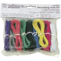 VELLEMAN Montagekabel-set - 10 Farben - 60 M - Voller Kern