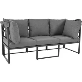 Merax Gartenlounge-Set 4-tlg. grau