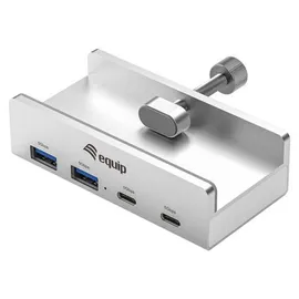 Equip 128967 Schnittstellen-Hub USB 3.2 Gen 1 (3.1 Gen 1) Type-A 5000 Mbit/s Aluminium