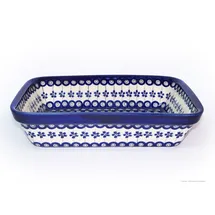 BUNZLAUER KERAMIK Auflaufform Bunzlauer Keramik 2,7 L Auflaufform Backform 29,7x23,2x7cm Dekor 166a,