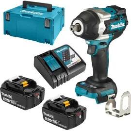 Makita DTW701RTJ inkl. 2 x 5,0 Ah Akku + Ladegerät + Makpac Gr. 3