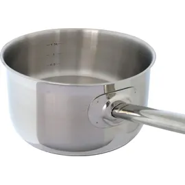 Migros Gastro Stielkasserolle Ø 16 cm 1,5 Liter Edelstahl Kochtopf Ofenfest Induktion