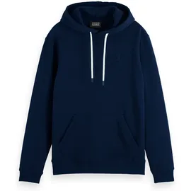 Scotch & Soda SCOTCH&SODA Herren Hoodie - Core, Logo Sweatshirt, Kapuze, einfarbig, Baumwolle Dunkelblau M