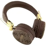 GUESS Kabellose Kopfhörer, 4g Metal Logo - Brown - One Size