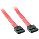 Lindy Festplatten Anschlusskabel [1x SATA-Stecker 7pol. - 1x SATA-Stecker 7pol.] 0.20 m Rot