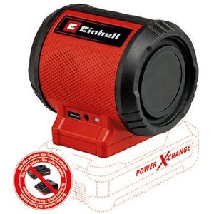 Einhell Bluetooth-Lautsprecher TC-SR 18 Li BT -, Solo, rot, für Handy / Tablet, 1.0