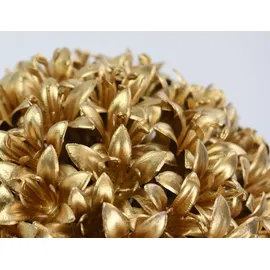 I.GE.A. Kunstpflanze I.GE.A. "Deko-Kugel Buchskugel", gold, B:12cm H:12cm L:12cm, Kunststoff, Kunstpflanzen, Kunstpflanze, Künstliche Kugel Tischdeko Hochzeitsdeko Weihnachtsdeko Adventsdeko